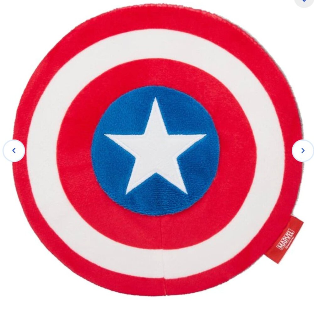 NWT MARVEL Captain America Flat Plush Dog Toy